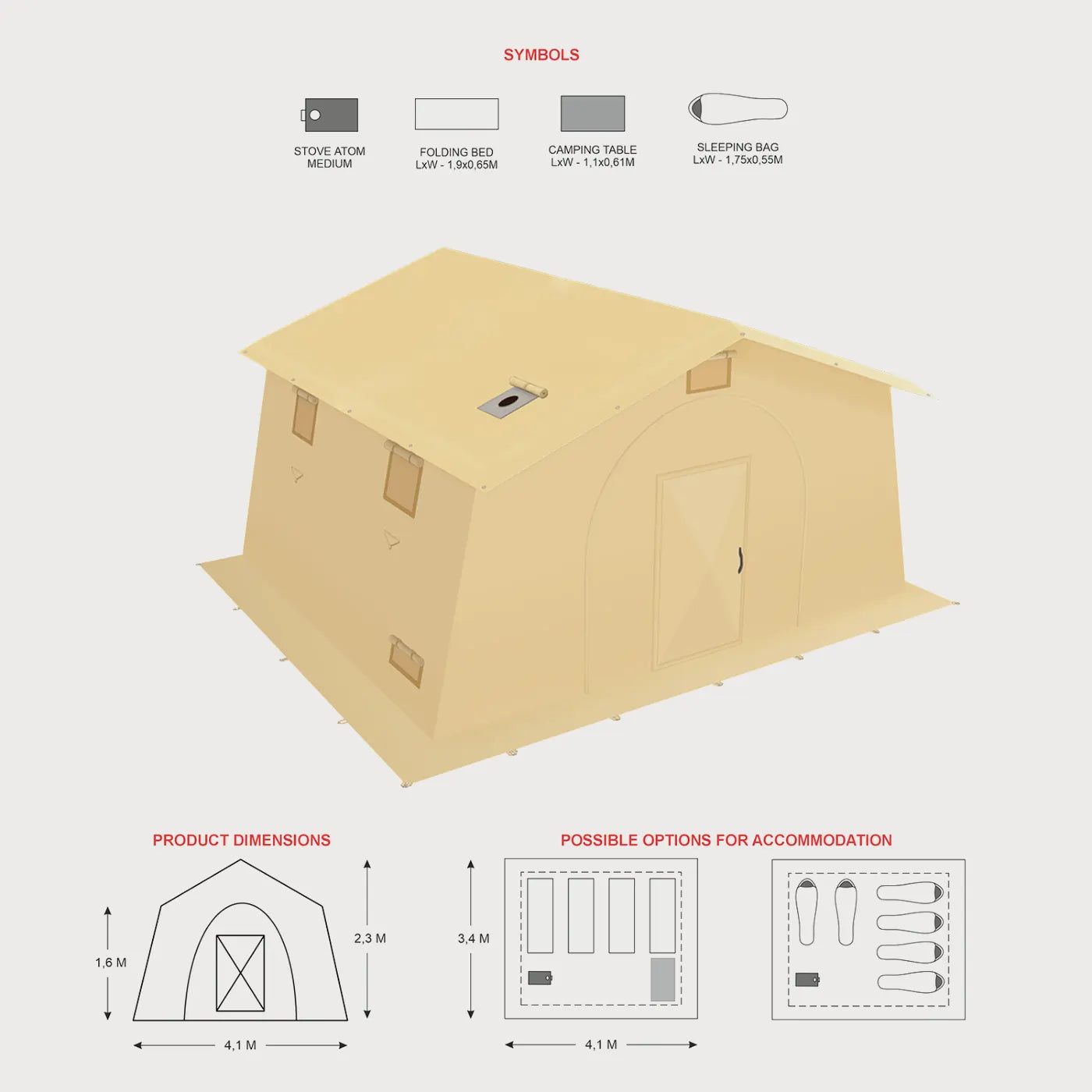 Bereg Pavilion Tent 5M