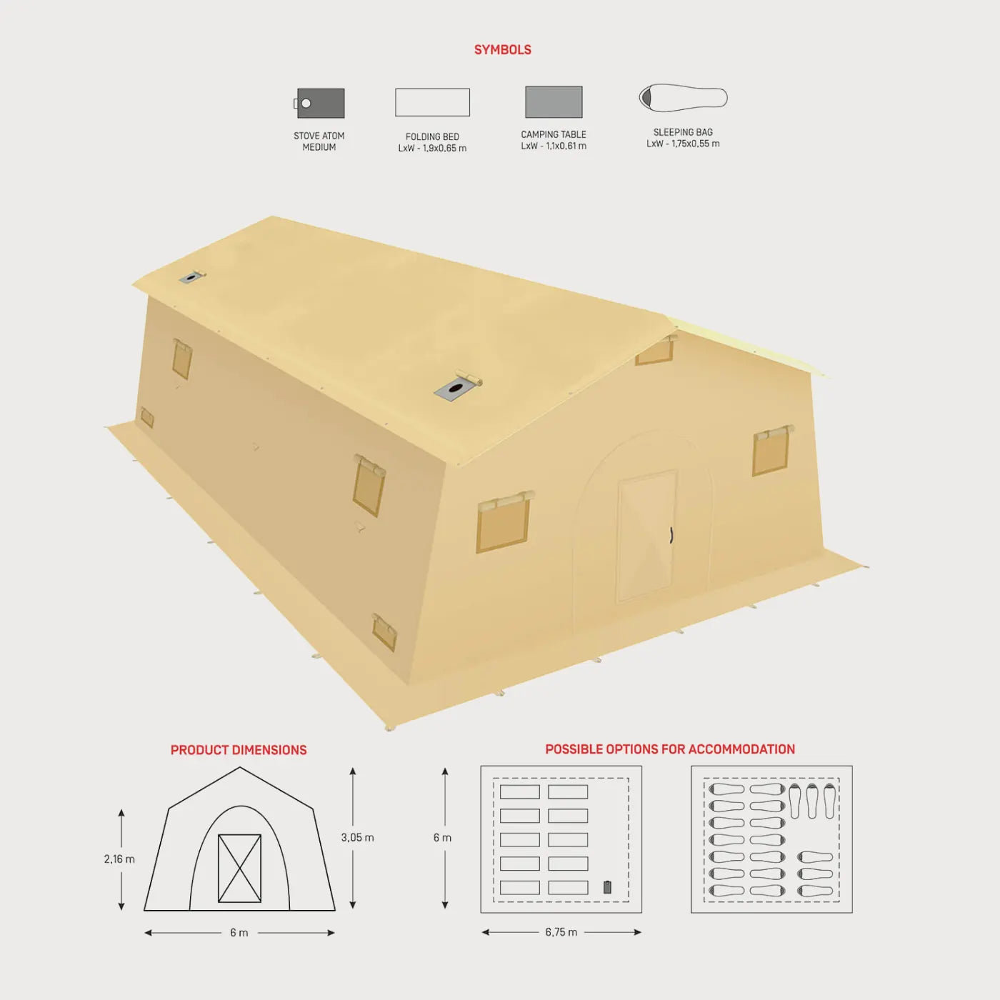 Bereg Pavilion Tent 30M