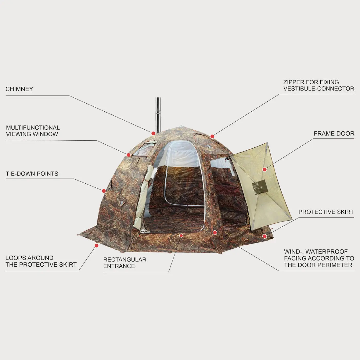 Bereg Universal Tent UP-5 Deluxe