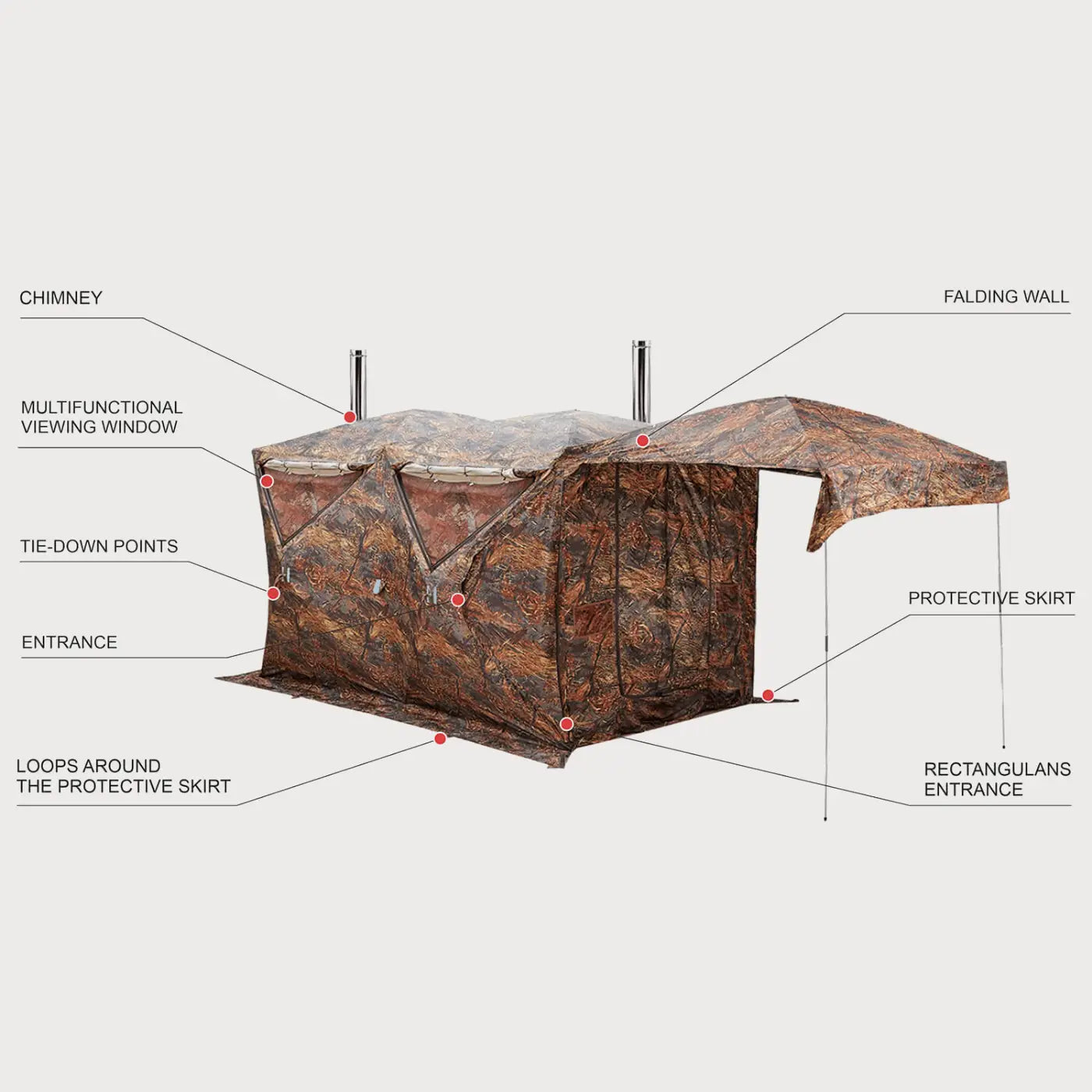 Bereg Cuboid Tent 3.60
