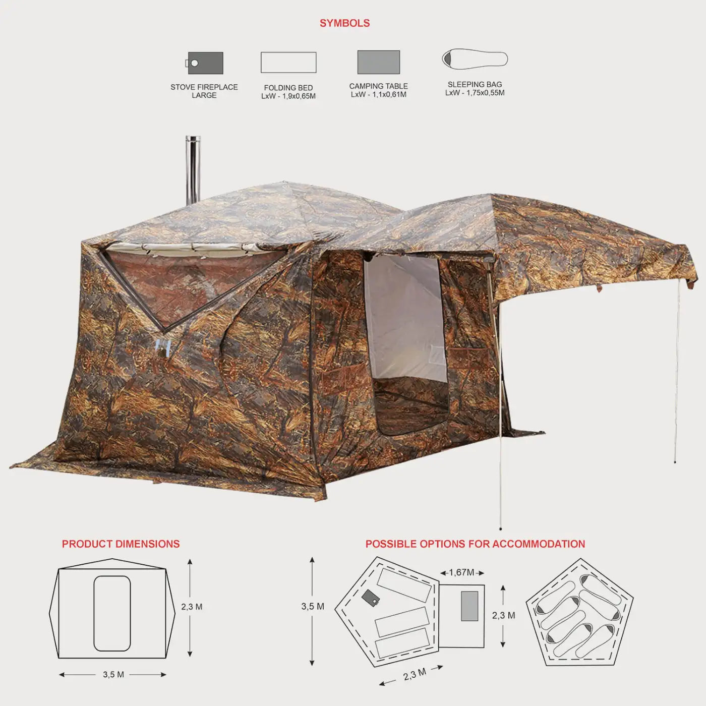 Bereg Hexagon Tent