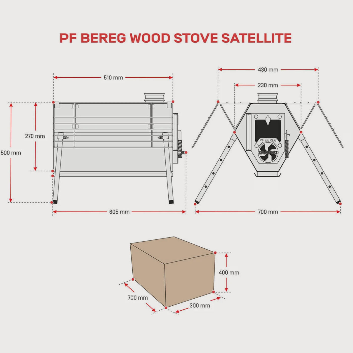 Bereg Wood Stove Satellite