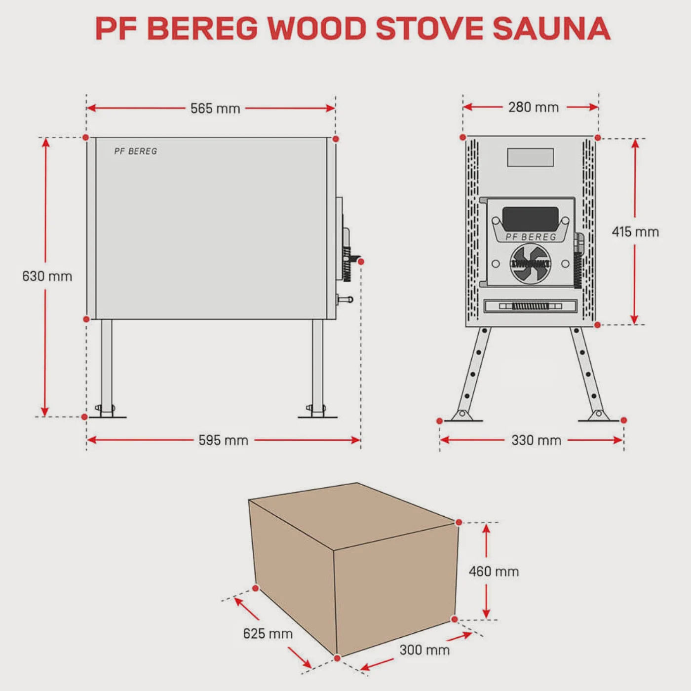 Bereg Wood Stove Sauna